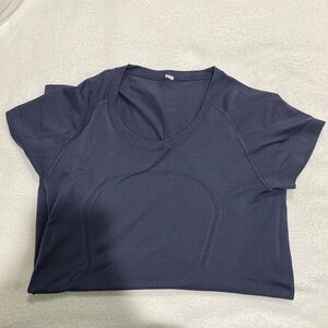 Lululemon Swiftly Tech Navy Short Sleeve Shirt